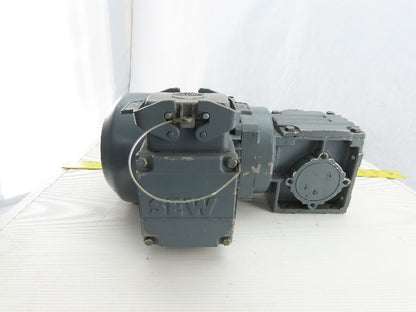 SEW-EURODRIVE WF20 DT71D4/ASB1 0.37Kw Gear Motor 266/460V 3Ph 62RPM 20mm Shaft
