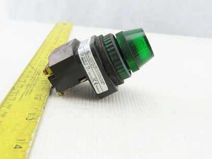 Allen Bradley 800H-PRH16R/F LED Green Pilot Light 120V Series F