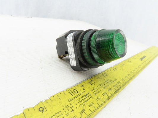 Allen Bradley 800H-PRH16R/F LED Green Pilot Light 120V Series F