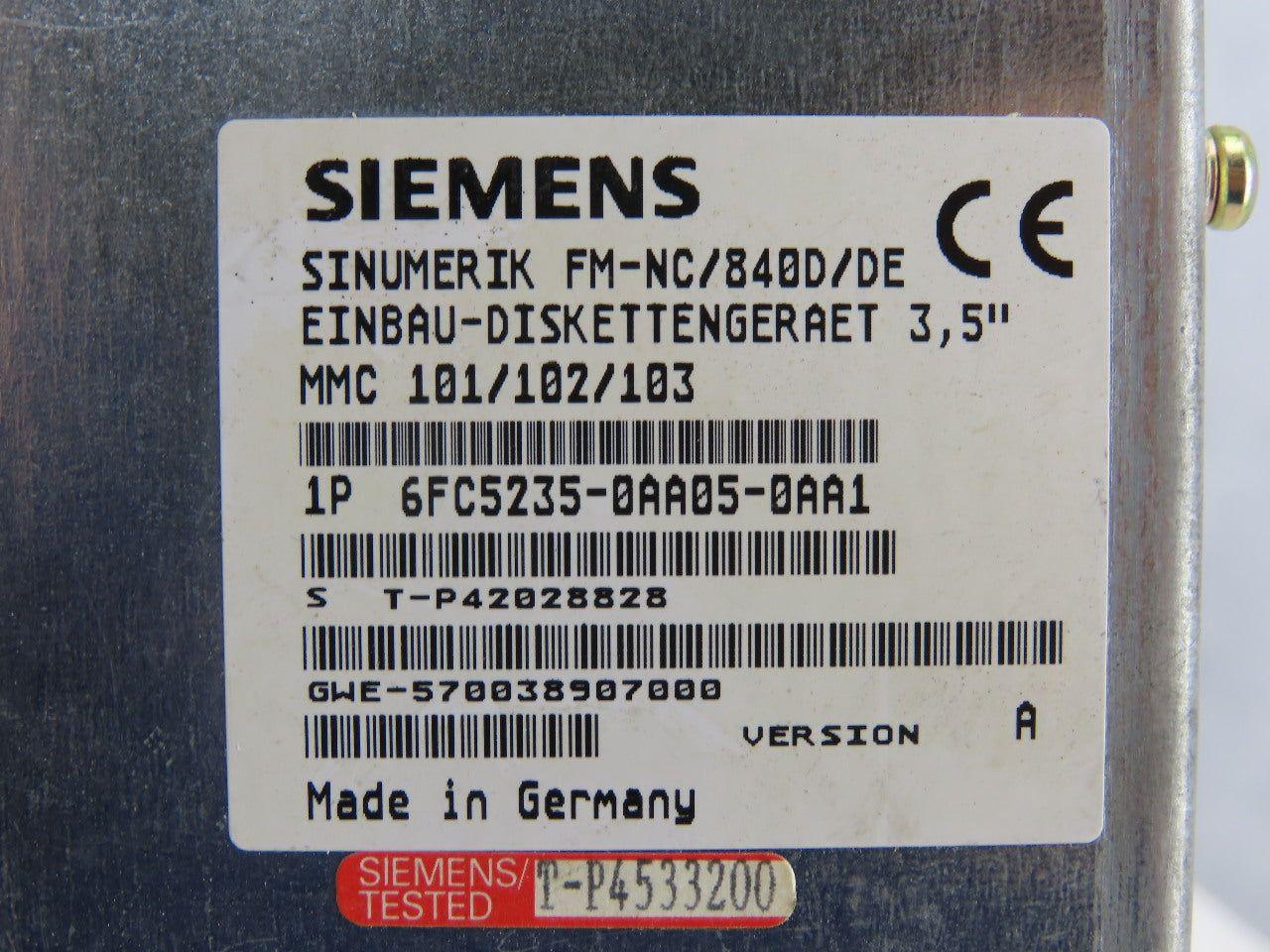 Siemens FM-NC/840D/DE Floppy Device Version A