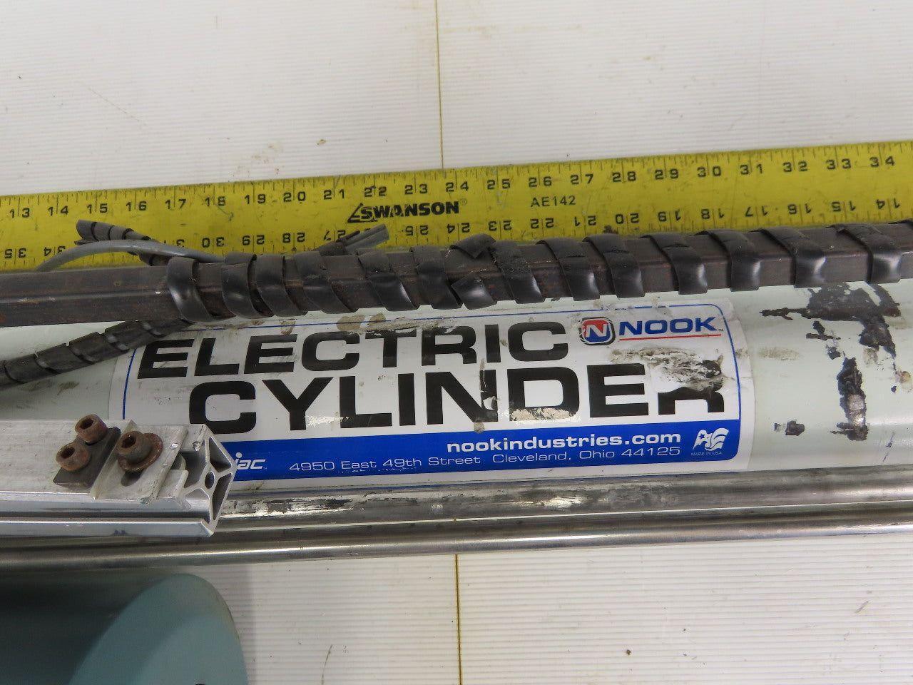 Nook 10932-01-00 Worm Gear Screw Jack Actionjac 24" Stroke 1Hp Electric Cylinder