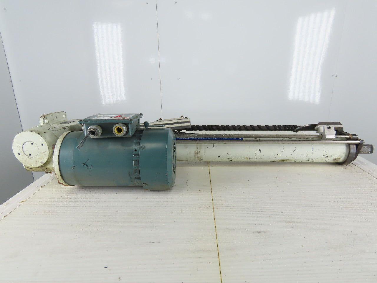 Nook 10932-01-00 Worm Gear Screw Jack Actionjac 24" Stroke 1Hp Electric Cylinder