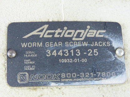 Nook 10932-01-00 Actionjac 24" Stroke 1Hp 208-230/460V 3Ph Electric Cylinder
