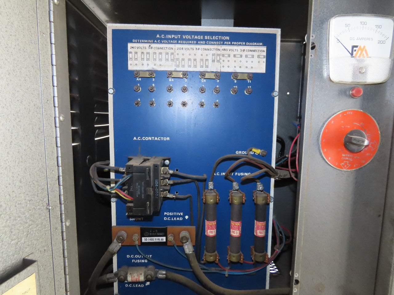 Barrett ASR-B6-540 240/480V Input 6 Cell 12VDC 540AH Forklift Battery Charger