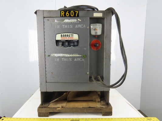 Barrett ASR-B6-540 240/480V Input 6 Cell 12VDC 540AH Forklift Battery Charger