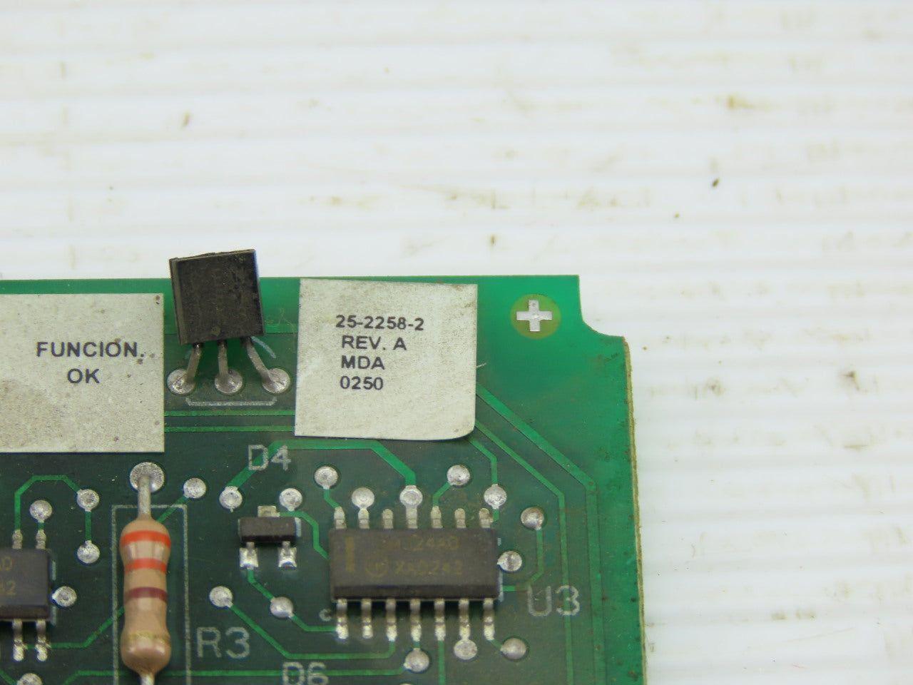 Johnson Controls R81G R81J R81Q 25-2258-2 Proportional Control Actuator Board