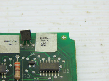 Johnson Controls R81G R81J R81Q 25-2258-2 Proportional Control Actuator Board