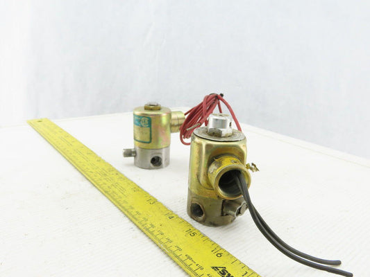 Skinner V53LB2100 120V Solenoid Operated Valve 1/4" Ports Lot Of 2
