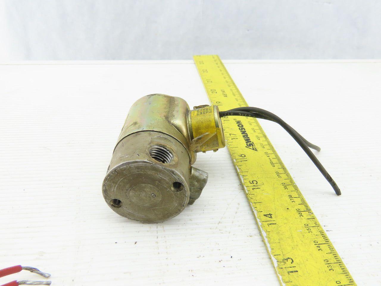 Skinner V53LB2100 120V Solenoid Operated Valve 1/4" Ports Lot Of 2