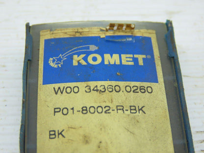 Komet P01-8005-R-BK Carbide Insert Lot Of 8