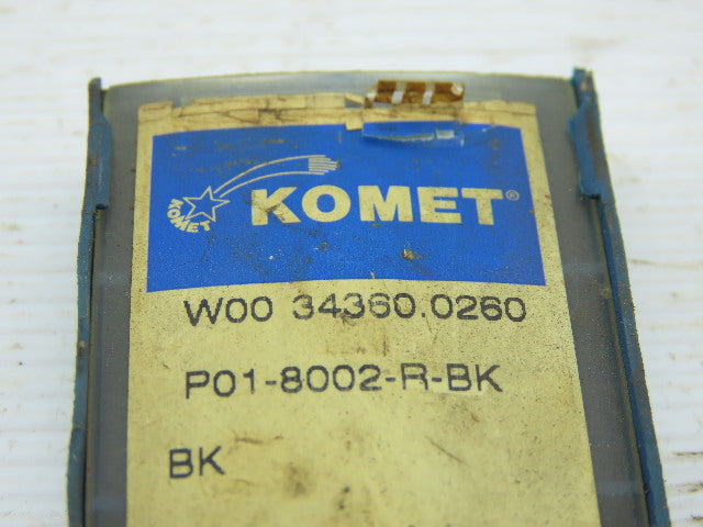Komet P01-8005-R-BK Carbide Insert Lot Of 8