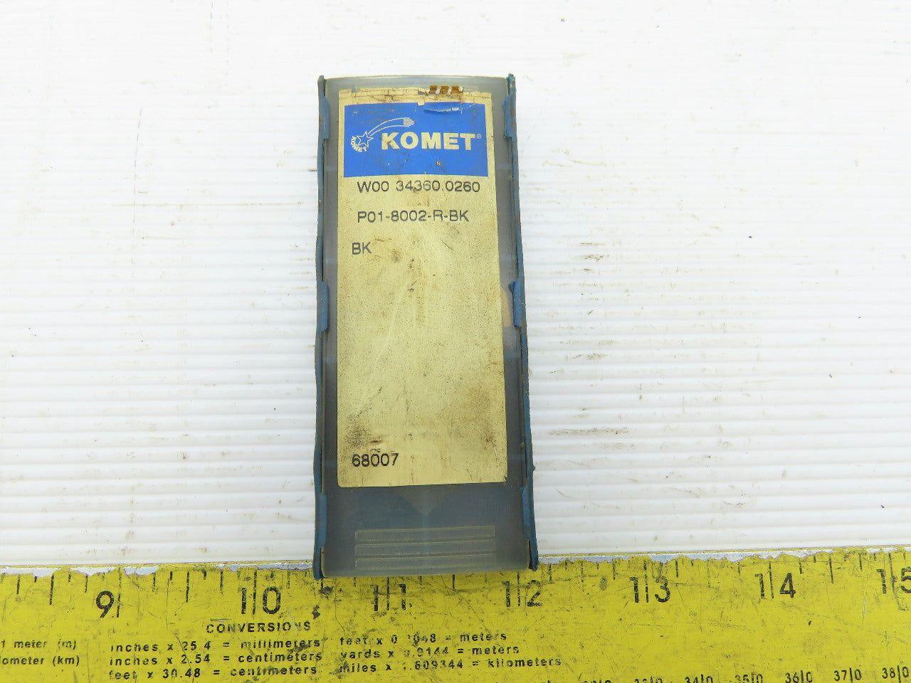 Komet P01-8005-R-BK Carbide Insert Lot Of 8
