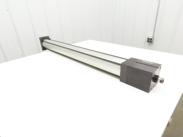 Numatics F2AR-41A3E-ANX2 Pneumatic Air Cylinder 4" Bore 41" Stroke Nexen Rod Lock