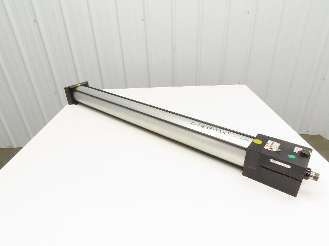 Numatics F2AR-41A3E-ANX2 Pneumatic Air Cylinder 4" Bore 41" Stroke Nexen Rod Lock