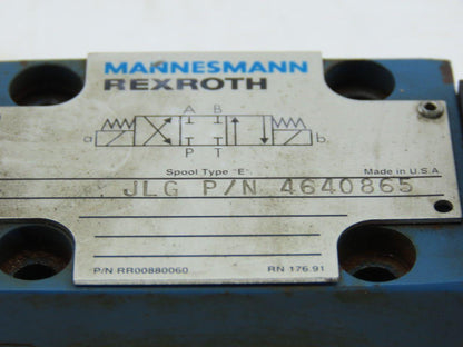 Rexroth 4640865 4/3 Position Double Solenoid  Valve 48VDC