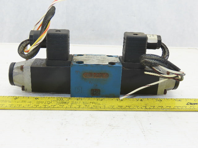 Rexroth 4640865 4/3 Position Double Solenoid  Valve 48VDC
