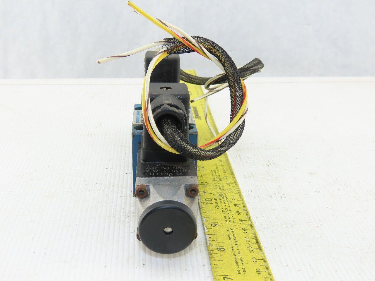 Rexroth 4640865 4/3 Position Double Solenoid  Valve 48VDC