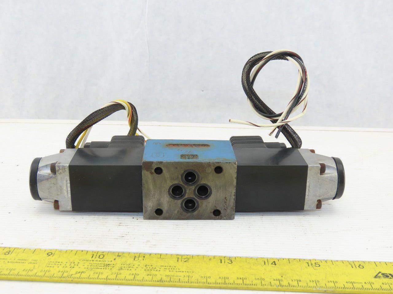 Rexroth 4640865 4/3 Position Double Solenoid  Valve 48VDC