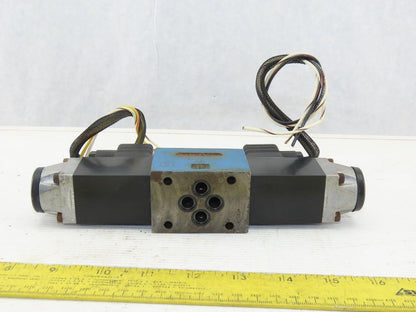 Rexroth 4640865 4/3 Position Double Solenoid  Valve 48VDC
