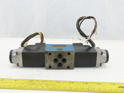 Rexroth 4640865 4/3 Position Double Solenoid  Valve 48VDC