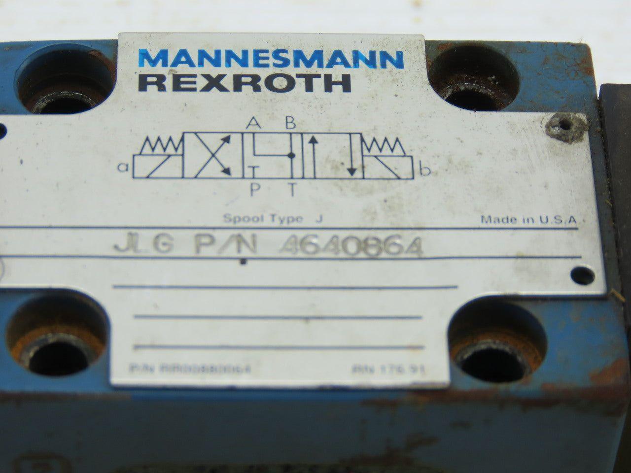 Rexroth 4640864 4/3 Position Double Solenoid  Valve 48VDC