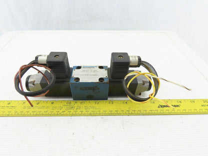 Rexroth 4640864 4/3 Position Double Solenoid  Valve 48VDC