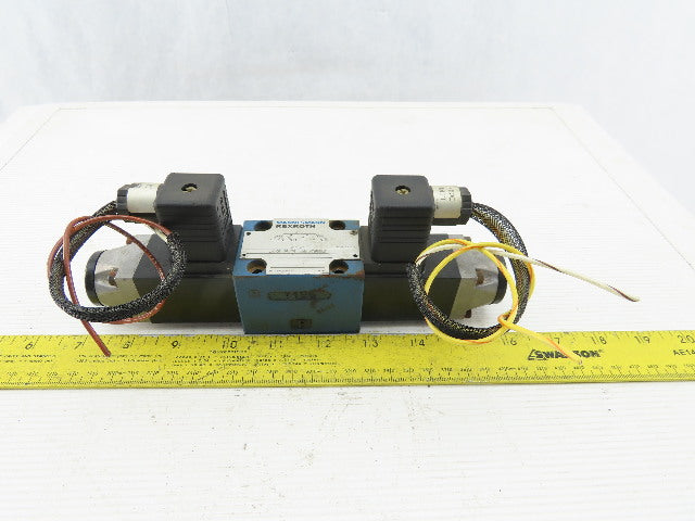 Rexroth 4640864 4/3 Position Double Solenoid  Valve 48VDC