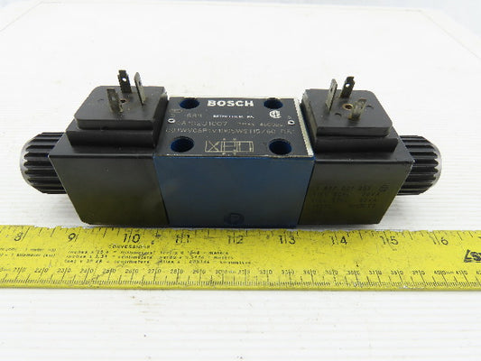 Bosch 081WV06P1V1005WS 4/3 Position 4500PSI Solenoid Hydraulic Valve 115V Coil