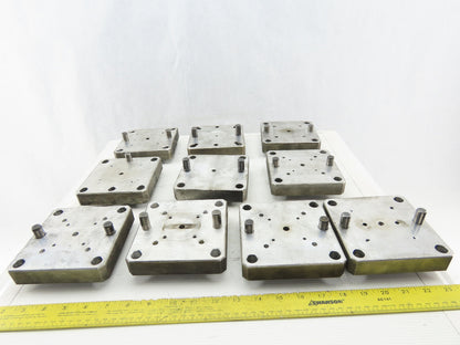 EDM Tooling 5"x5"x1" Aluminum Adapter Plate Lot of 10