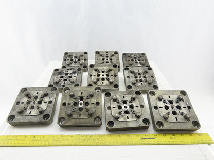 EDM Tooling 5"x5"x1" Aluminum Adapter Plate Lot of 10
