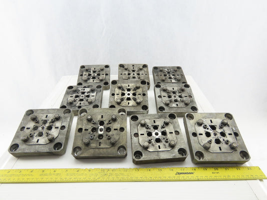 EDM Tooling 5"x5"x1" Aluminum Adapter Plate Lot of 10