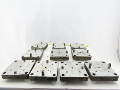 EDM Tooling 5"x5"x1" Aluminum Adapter Plate Lot of 10
