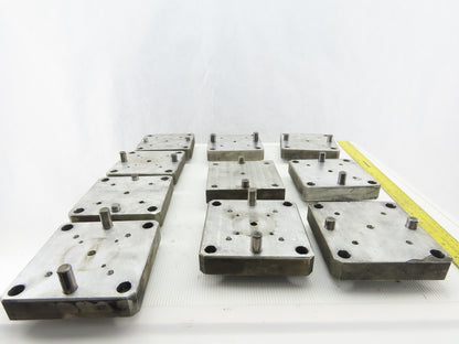 EDM Tooling 5"x5"x1" Aluminum Adapter Plate Lot of 10