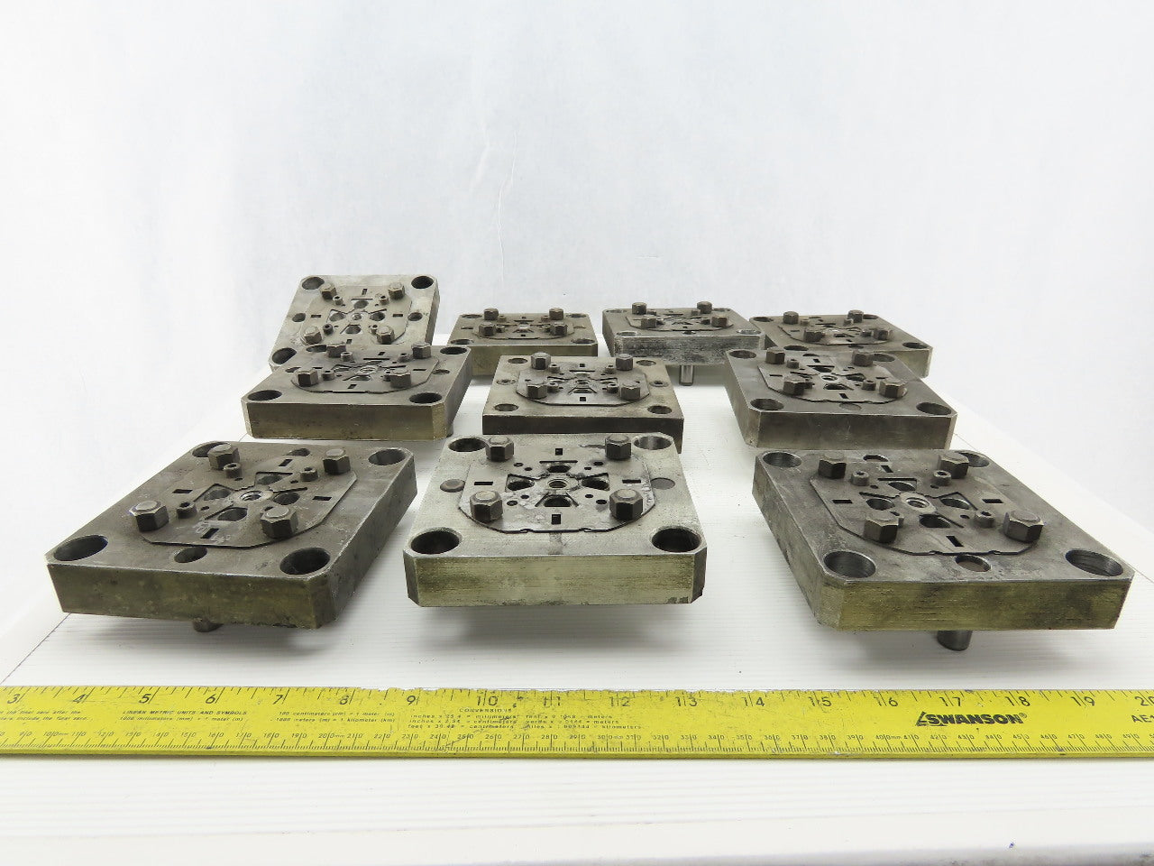 EDM Tooling 5"x5"x1" Aluminum Adapter Plate Lot of 10