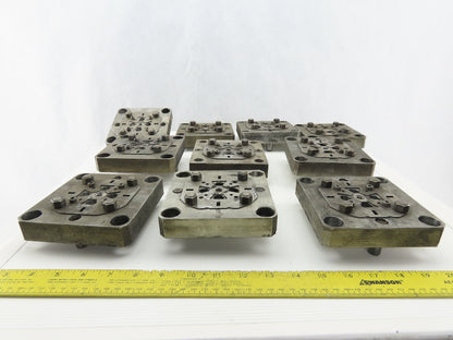 EDM Tooling 5"x5"x1" Aluminum Adapter Plate Lot of 10