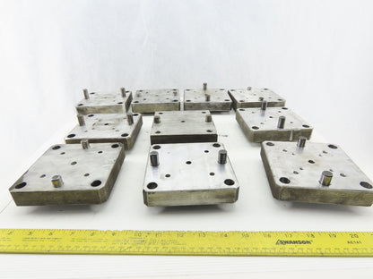 EDM Tooling 5"x5"x1" Aluminum Adapter Plate Lot of 10