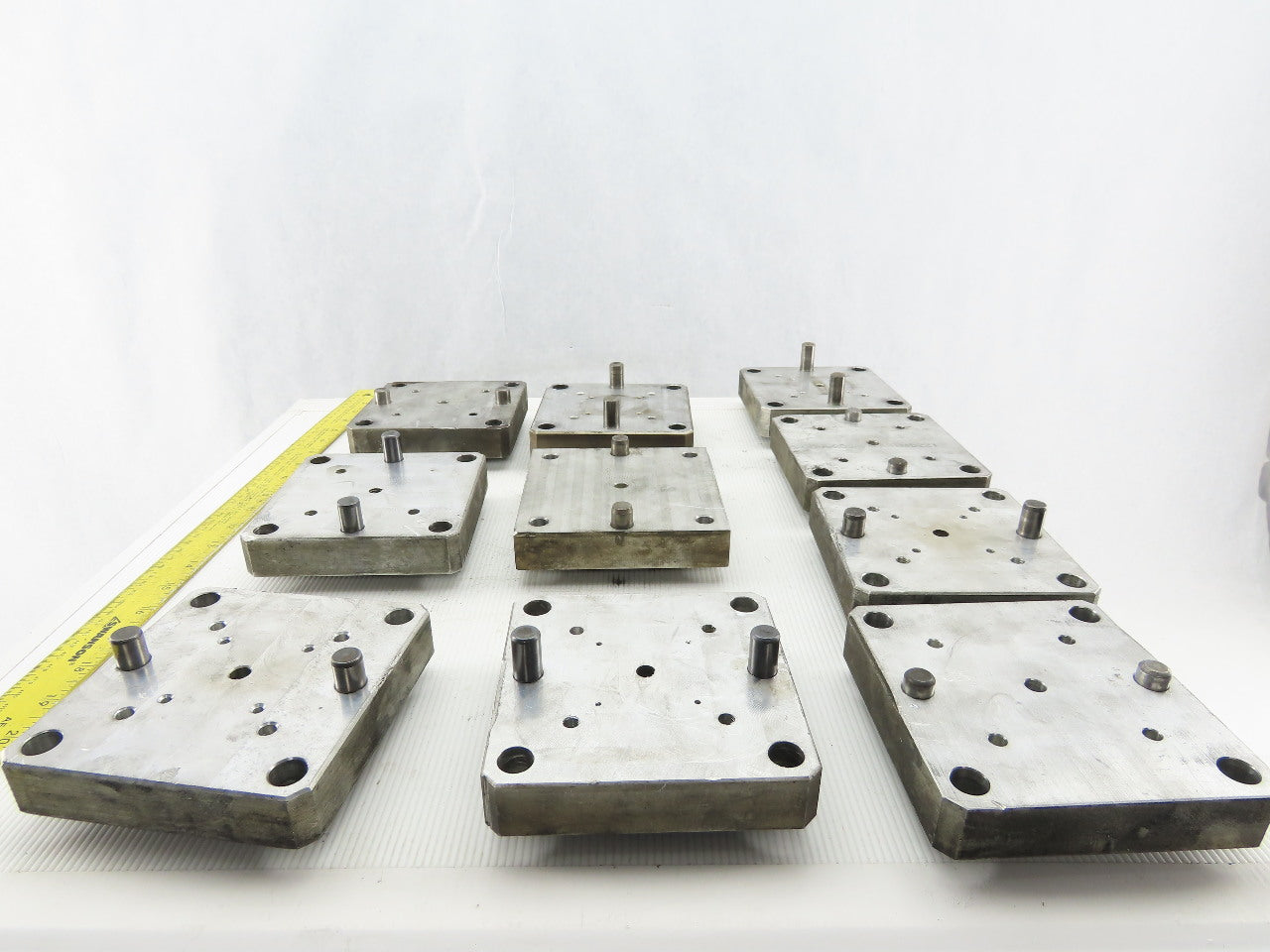 EDM Tooling 5"x5"x1" Aluminum Adapter Plate Lot of 10