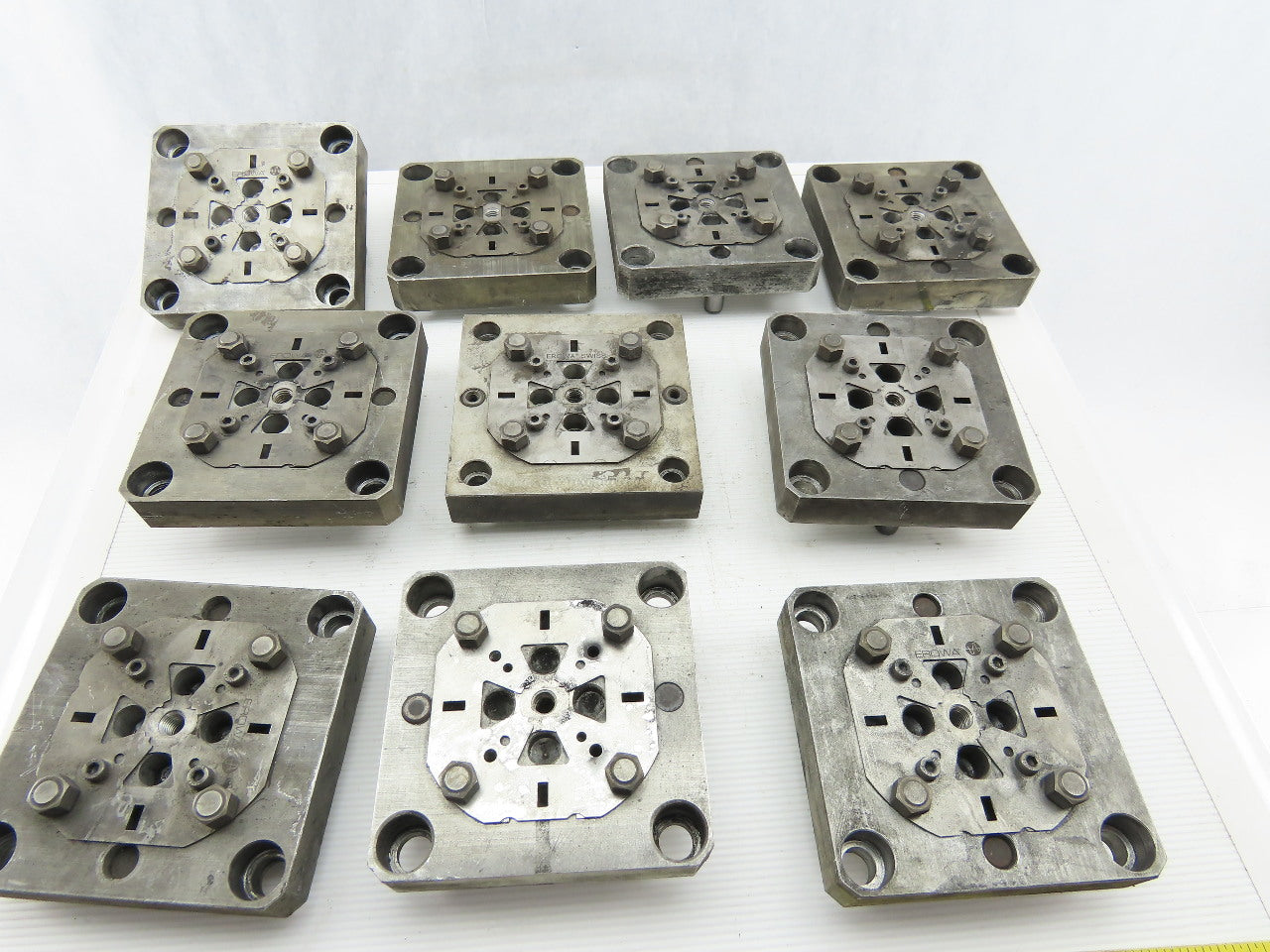 EDM Tooling 5"x5"x1" Aluminum Adapter Plate Lot of 10