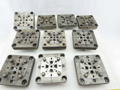 EDM Tooling 5"x5"x1" Aluminum Adapter Plate Lot of 10
