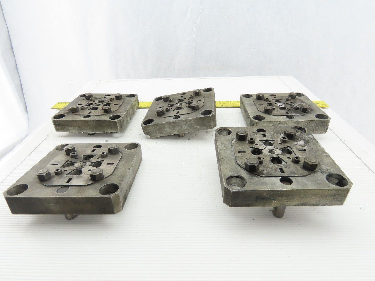 EDM Tooling 5"x5"x1" Aluminum Adapter Plate Lot of 5
