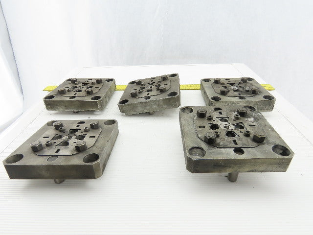 EDM Tooling 5"x5"x1" Aluminum Adapter Plate Lot of 5