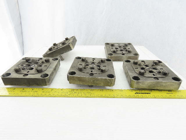 EDM Tooling 5"x5"x1" Aluminum Adapter Plate Lot of 5
