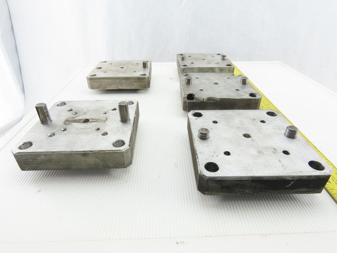 EDM Tooling 5"x5"x1" Aluminum Adapter Plate Lot of 5