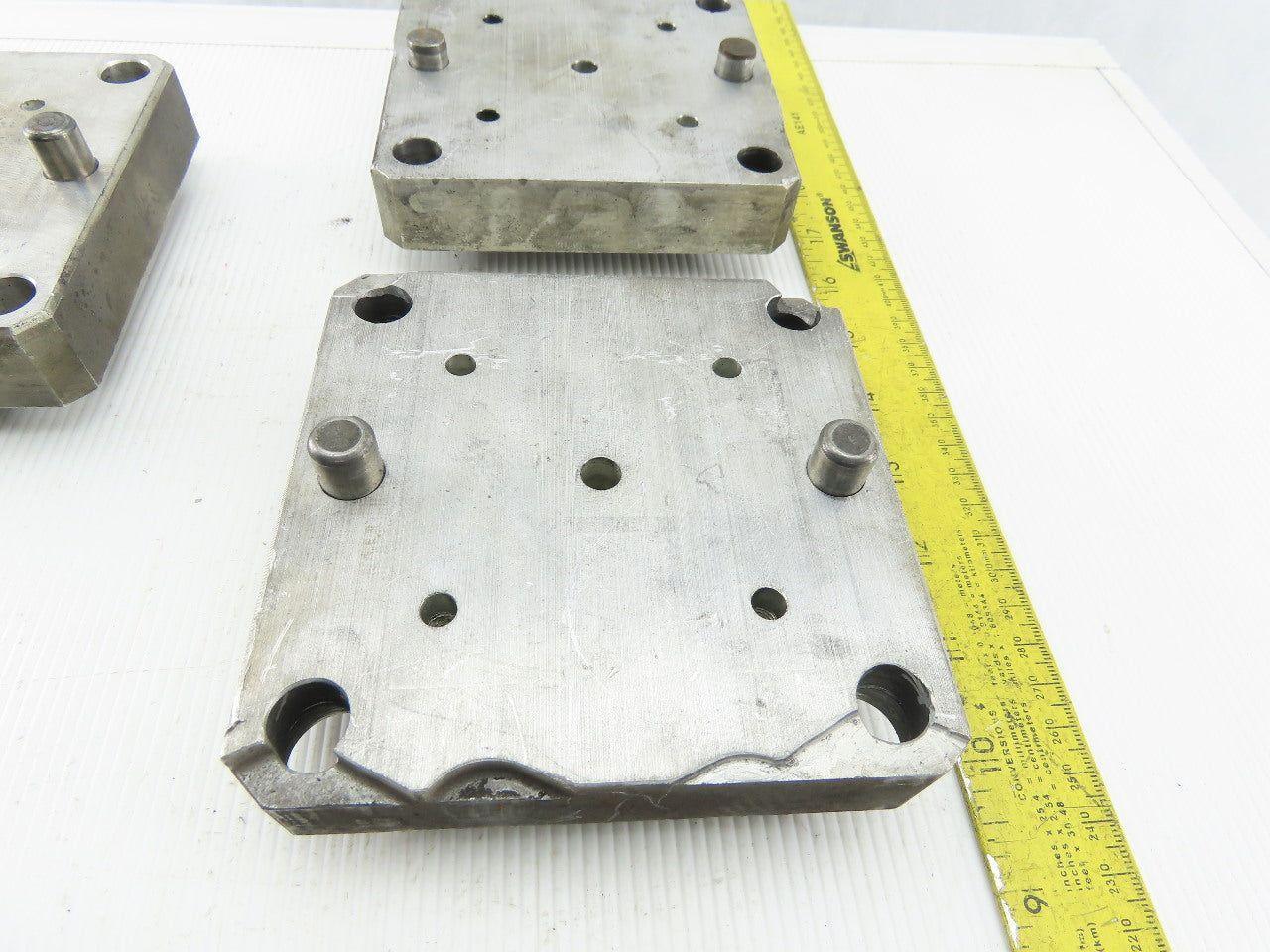 EDM Tooling 5"x5"x1" Aluminum Adapter Plate Lot of 5