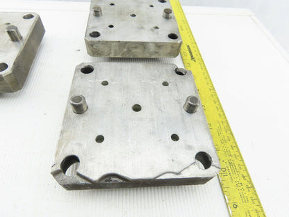 EDM Tooling 5"x5"x1" Aluminum Adapter Plate Lot of 5