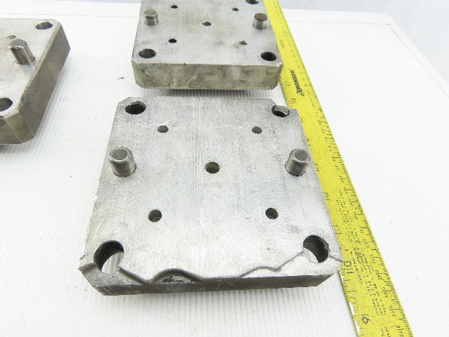EDM Tooling 5"x5"x1" Aluminum Adapter Plate Lot of 5