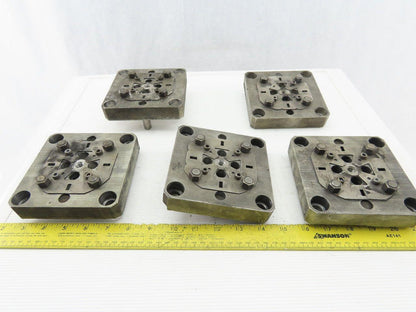 EDM Tooling 5"x5"x1" Aluminum Adapter Plate Lot of 5