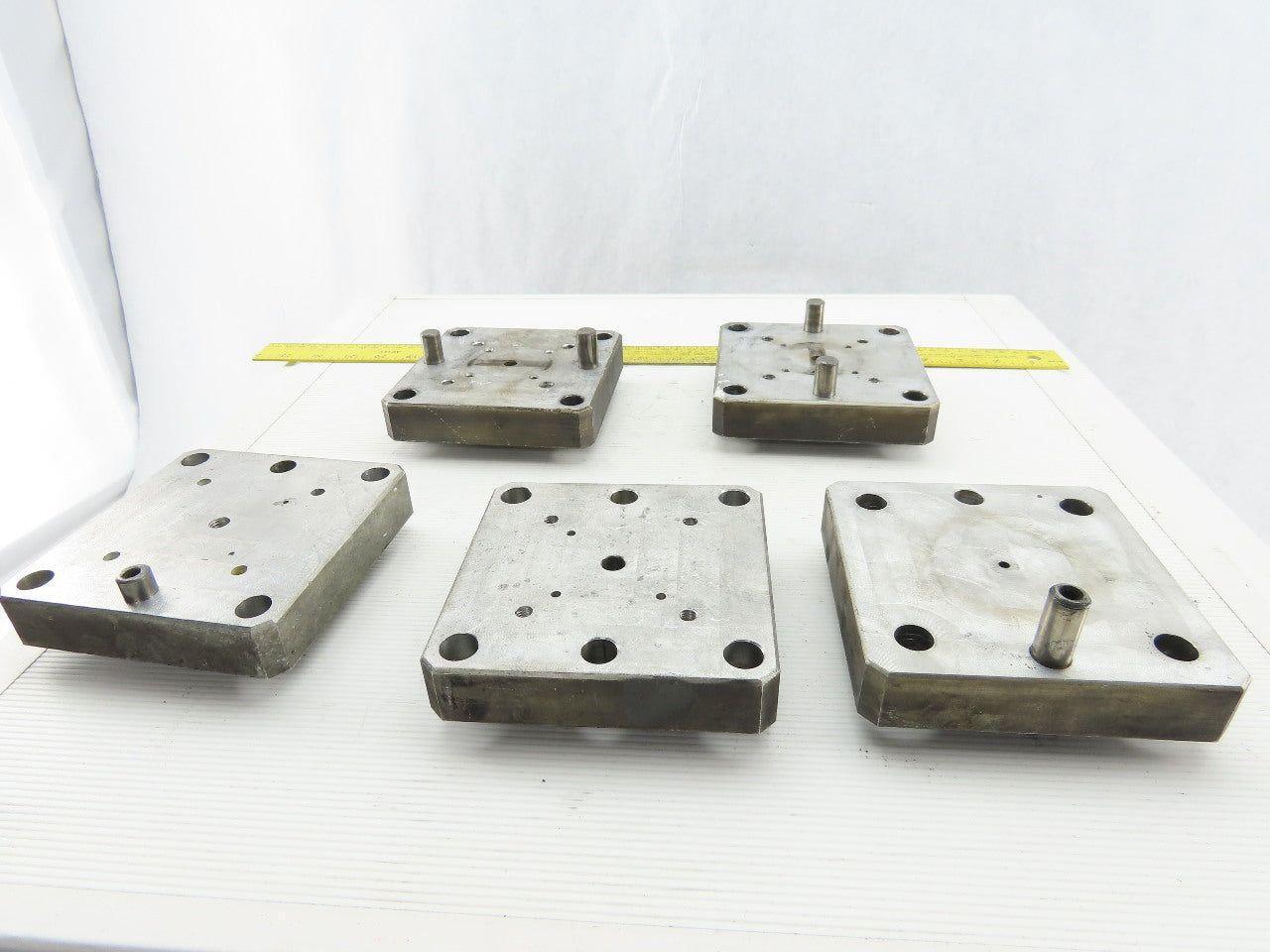 EDM Tooling 5"x5"x1" Aluminum Adapter Plate Lot of 5