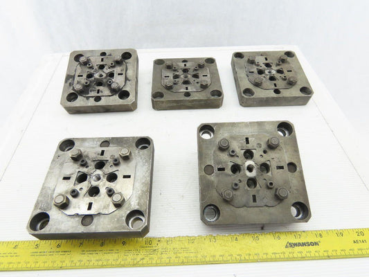 EDM Tooling 5"x5"x1" Aluminum Adapter Plate Lot of 5