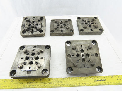 EDM Tooling 5"x5"x1" Aluminum Adapter Plate Lot of 5